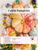 Fabric Pumpkins Pattern # SI-BP13 by Minki Kim - Image 1 of 0