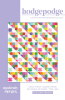Bright colorful quilt features a bright star on a white ground for half the block, and bright colorful squares and half square triangles making up the other half of the block. - Image 1 of 0