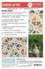 Garden Lattice Quilt Pattern by MODA - Image 2 of 0