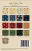 LOG CABIN STAR Quilt Pattern from Nancy Rink Designsshows a quilt with blocks set on-point for a dramatic effect and with a dark floral border. - Image 2 of 0