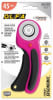 OLFA 45 Mm Deluxe Ergonomic Rotary Cutter Magenta - Image 1 of 0