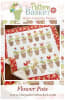 This quilt depicts rows of blooming flower pots with a charming floral border print, from The Pattern Basket - Image 1 of 0