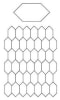 1 Inch HONEYCOMB ACRYLIC TEMPLATE - Image 2 of 0