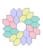 1 Inch HONEYCOMB Paper Pieces TEMPLATE - Image 4 of 0