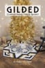Gilded Christmas Tree Skirt Pattern  is a modern, graphic tree skirt shown in black and white, or on the flip side of the pattern, in red and green. - Image 1 of 0