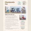 Charismatic Cat Stuffed Animal Pattern by Rustic Horseshoe - Image 2 of 0
