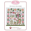 The Dog + The Horse Applique Quilt Pattern by Somerset Patchwork-Australia shows a 19th century style applique design features flowers, plants, vines, a heart and yes, a Dog and a Horse. - Image 2 of 0