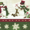Woodland Snowmen 27733-237 Repeating Stripe Multi by Danielle Leone for Wilmington Prints - Image 2 of 0