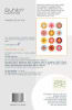 Large colorful chunky quilt  blocks stand out on a simple white background. - Image 2 of 0