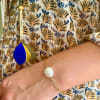 Salvador Paper Clip 14k Gold-Filled Bracelet with Freshwater Pearl - Image 3 of 0