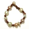 photo of Wendy Mignot Gypsy Freshwater Pearl and Leather Bracelet - Image 1 of 0