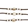 photo of Wendy Mignot Freshwater Pearl and Leather Sunlight Bracelet - Image 4 of 0