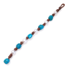 Fine Pearls and Leather Jewelry by Designer Wendy Mignot All Around Freshwater, Turquoise Bracelet LTD - Image 2 of 0