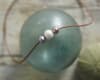 photo of Wendy Mignot Curacao Three Pearl Freshwater Pearl and Leather Necklace - Image 2 of 0