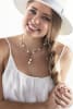 photo of Wendy Mignot Seacrest Freshwater Pearl and Leather Necklace White - Image 4 of 0