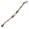 photo of Wendy Mignot Three Tahitian Pearl and South Sea Gold Pearl and Leather Bracelet 2 - Image 2 of 0