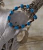 photo of Wendy Mignot Jean Noel Petite Turquoise and Leather Bracelet - Image 3 of 0