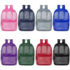 17 Inch Mesh Backpacks in Bulk Wholesale Case of 24 Assorted Colors - Image 1 of 0