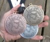 Talhoffer Tournament Medals Set with Back Inscription - 1 Gold, 1 Silver, 1 Bronze - Image 1 of 0