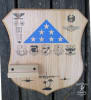 Air Force Style Shield Wall Display w/o Rudis - Image 2 of 0