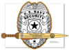 Navy Security Badge Plaque with Rudis - Image 2 of 0