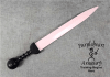 Rudis Ceasar Style with white handle grip and black Blade - Image 2 of 0