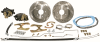 CPP 1955 1956 1957 Chevy 10 & 12 Bolt Flange Rear Brake Kit with E-Brake - Image 2 of 0