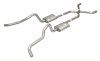 Pypes 1955 1956 1957 Chevy 2.5" Exhaust kit, Wagon/Nomad, Crossmember Back, With X-Pipe - Image 1 of 0
