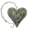 Ashia Metal Heart Decor Gold on Sage - Image 1 of 0