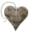 Ashia Metal Heart Decor Gold, Sage & White - Image 1 of 0