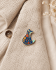 Blue Garden Fox Pin - Image 4 of 0