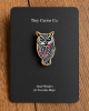 Midnight Bloom Owl Pin - Image 1 of 0