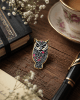 Midnight Bloom Owl Pin - Image 4 of 0