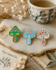 Folklore Forest Mushroom Pin Trio 1Dz - Image 2 of 0