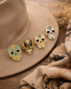 Midnight Marigold Skull Pin 1Dz - Image 3 of 0