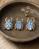 Cobalt Garden Beetle Pin 1Dz - Image 3 of 0