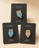 Sakura Ice Owl Assorted Pin  1Dz - Image 1 of 0