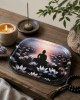 Lotus Field Buddha Metal Tray - Image 2 of 0