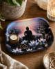 Lotus Field Buddha Metal Tray - Image 3 of 0