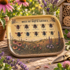 Honeyed Meadow Bee Field Guide Metal Tray - Image 2 of 0