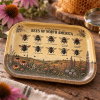 Honeyed Meadow Bee Field Guide Metal Tray - Image 3 of 0