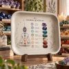 Seven Centers Chakra Mineral Metal Tray - Image 1 of 0
