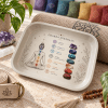 Seven Centers Chakra Mineral Metal Tray - Image 2 of 0