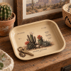 Desert Bloom Cactus Study Metal Tray - Image 1 of 0