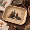 Desert Bloom Cactus Study Metal Tray - Image 5 of 0