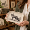 Quiet Woodland Fox Metal Tray - Image 5 of 0