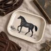 Classic Equestrian Study Metal Tray - Image 3 of 0