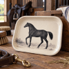 Classic Equestrian Study Metal Tray - Image 4 of 0