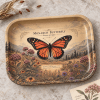 Monarch Passage Butterfly Metal Tray - Image 4 of 0