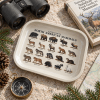 Wild Neighbors North American Mammal Metal Tray - Image 5 of 0